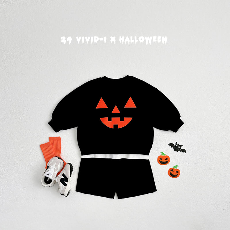 Vivid I - Korean Children Fashion - #magicofchildhood - Halloween Pumpskin Sweatshirts - 11