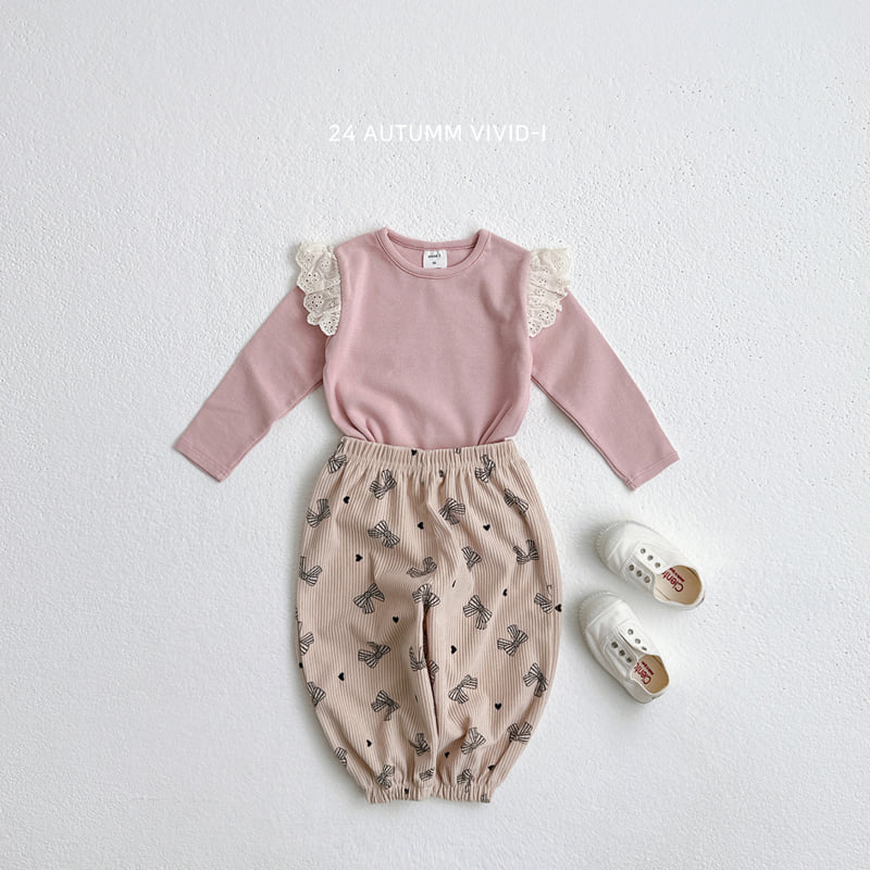 Vivid I - Korean Children Fashion - #toddlerclothing - Lace Wing Tee - 11