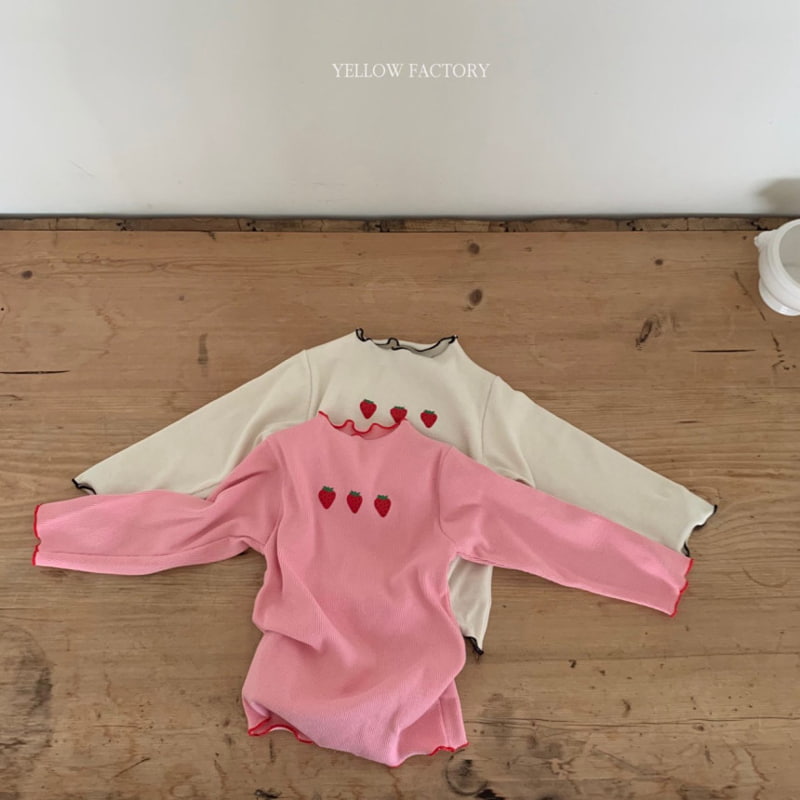 Yellow Factory - Korean Children Fashion - #magicofchildhood - Inta Strawberry Tee