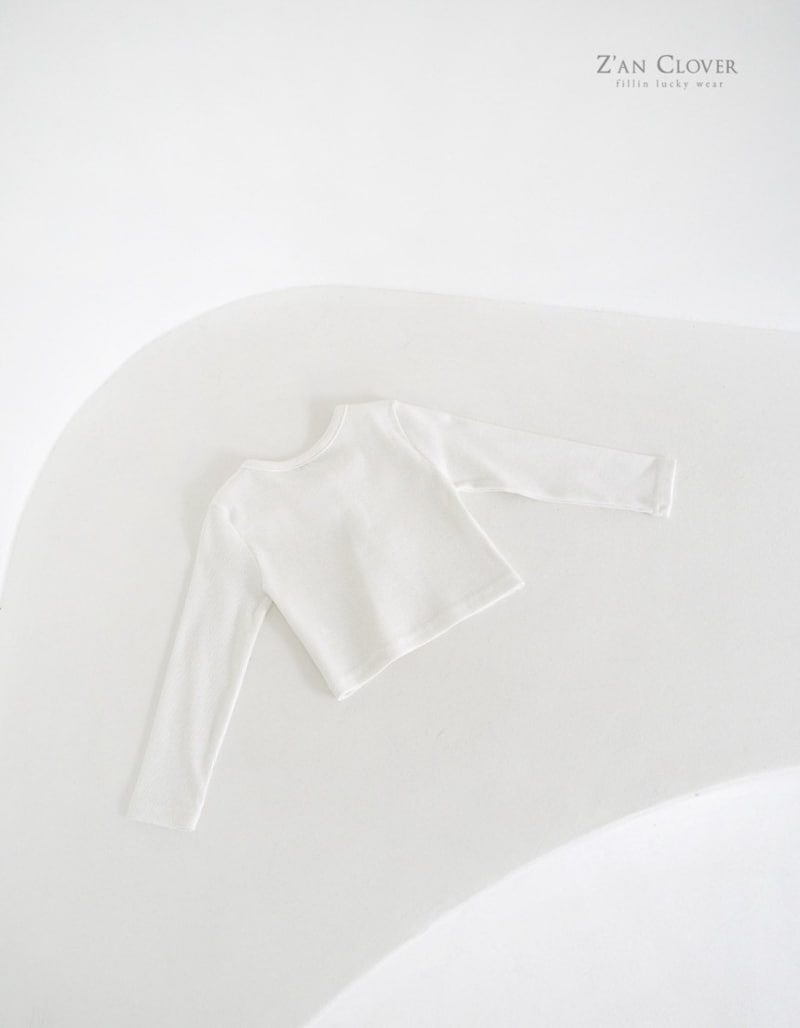 Zan Clover - Korean Children Fashion - #Kfashion4kids - Rib Button Tee - 5