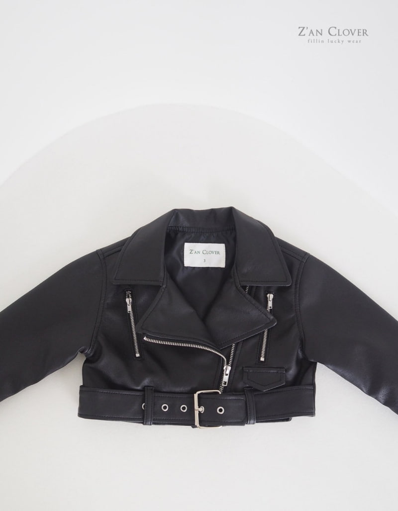 Zan Clover - Korean Children Fashion - #discoveringself - Leather Jacket - 5