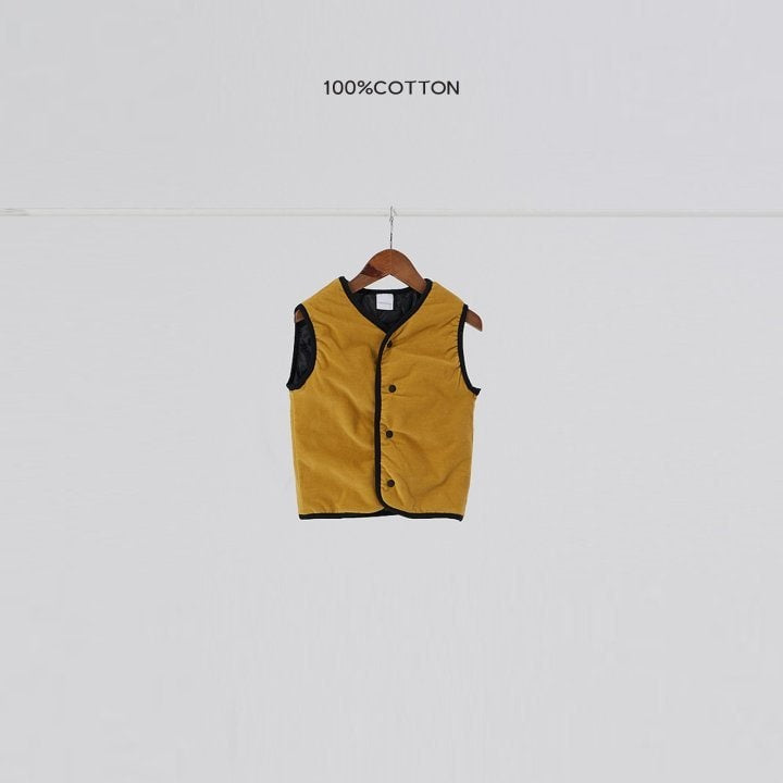 100 Cotton - Korean Children Fashion - #Kfashion4kids - Reversible Vest - 2