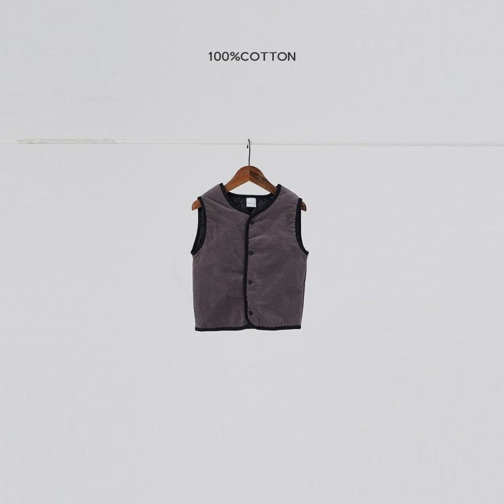 100 Cotton - Korean Children Fashion - #toddlerclothing - Reversible Vest - 8