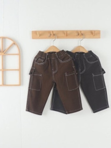 Stitch Cotton Pants