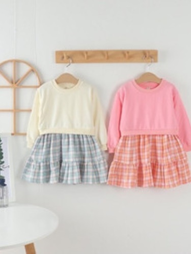 Check Layered One-piece