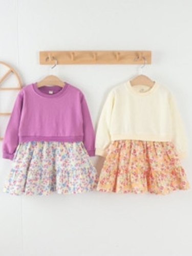 Flower Layered One-piece