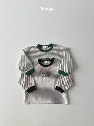 Think Stripe Tee