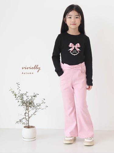 Bona Ribbon Bootscut Pants