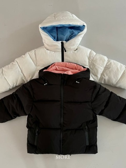 Colored Hood Padding Jumper