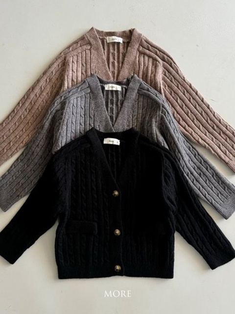 Pocket Cable Cardigan