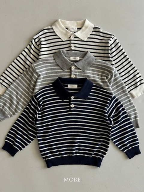Stripe PK Knit Tee