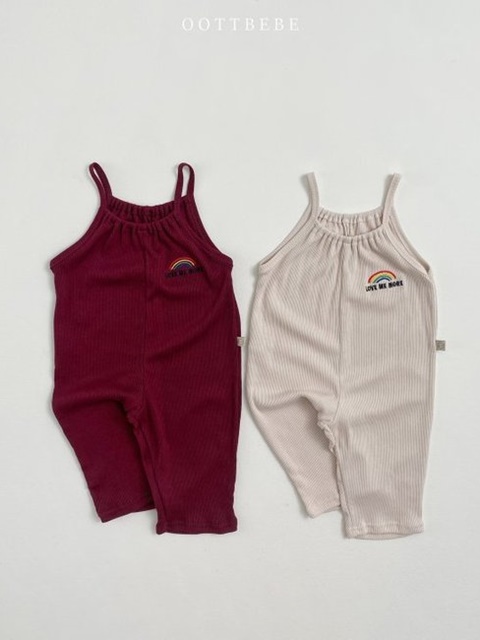 Rainbow Rib Overalls