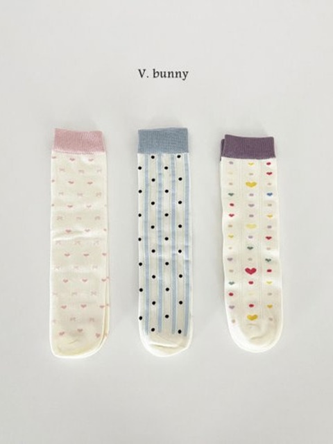 Dot Heart Socks