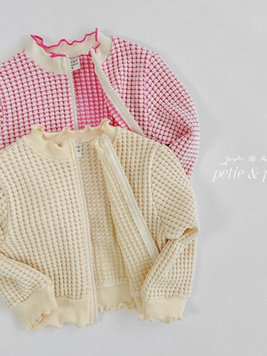 Square Zip-up Cardigan