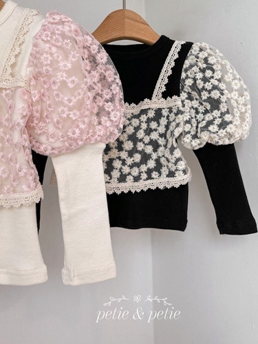 Embroidery Bustier Tee