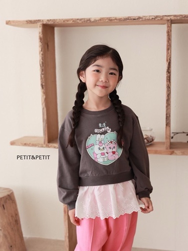 Cutie Crop Lace Sweatshirts