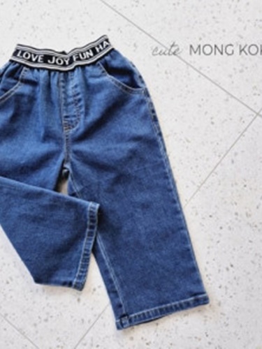 Band Denim Pants
