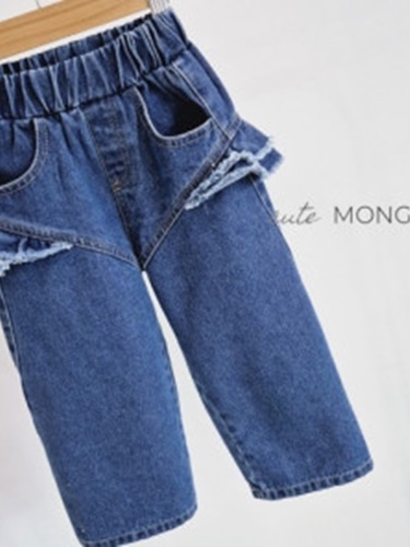 Shirring Denim Pants