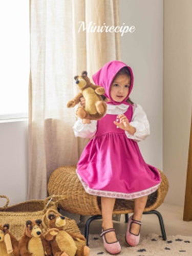 Micha Bear One-piece with Bandana