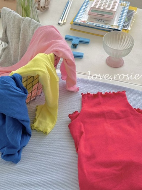 Colorful Turtleneck Tee