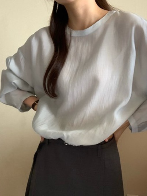 Silky Banding Blouse