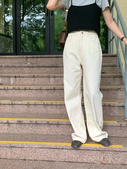 Twill Denim Pants