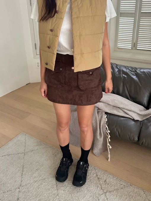 Capital Suede Skirt