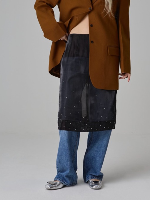 Clear Beads Skirt