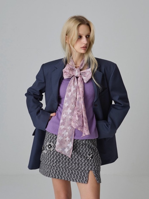 Courtenay Scarf Blouse