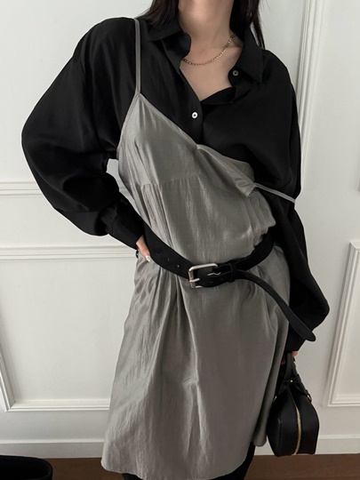 See Through Pintuck One-piece