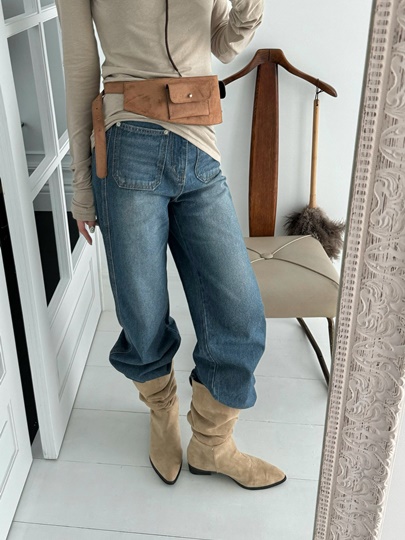 Two Pocket Denim Pants