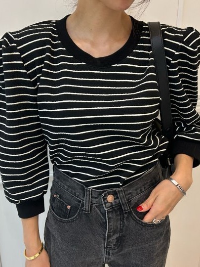 Stripe Puff Tee