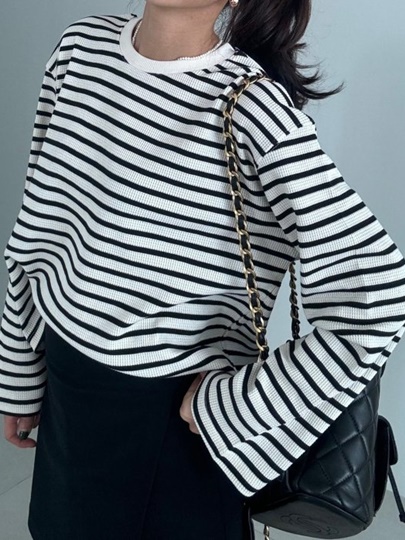 Waffle Stripe Tee