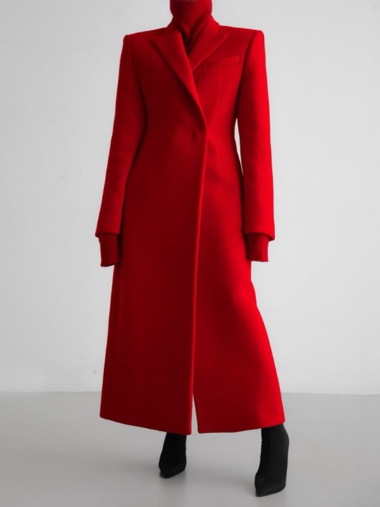Virgin Lapell Maxi Coat
