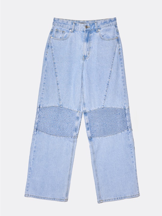 Motor Cycle Denim Pants