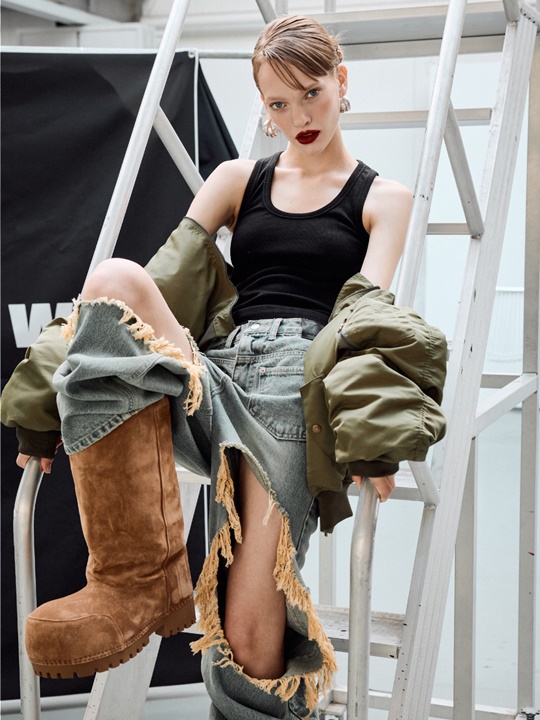 Tin Back Vintage Denim Pants