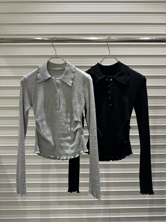 Collar Snap Tee