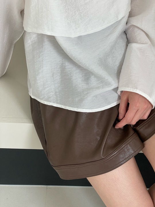 Leather Half Pants