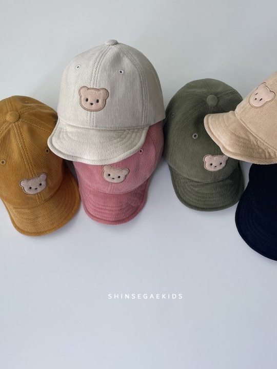 Corduroy Bear Hat