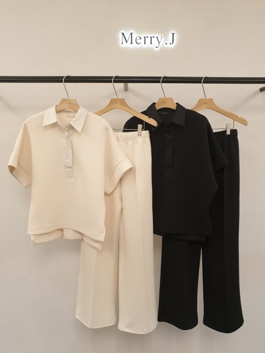 Cushion Collar Blouse