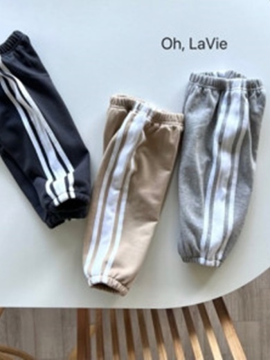 Tape Jogger Pants with Mom