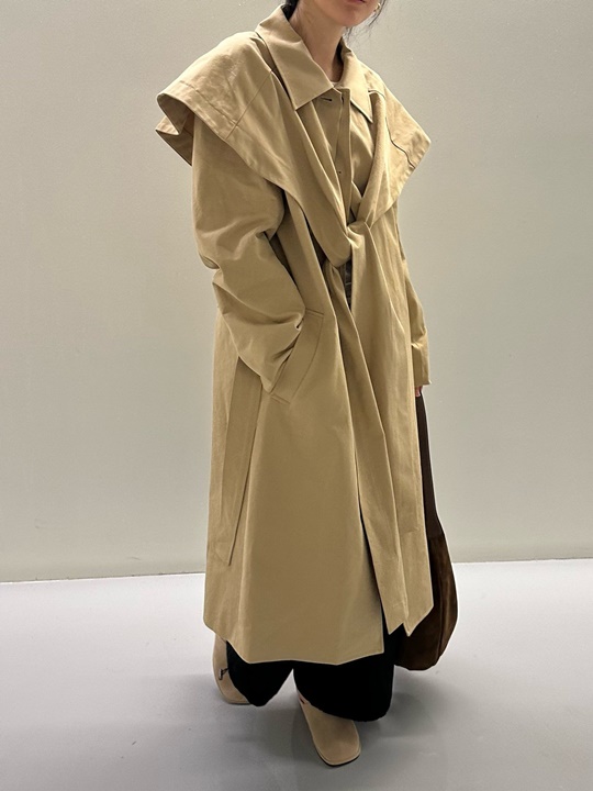 Cape Trench Coat