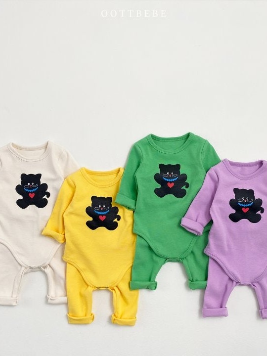 Love Cat Romper with Leggings