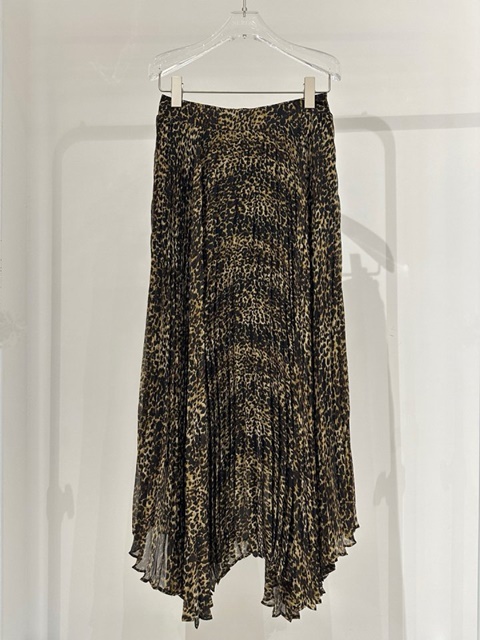 M Maxi Leopard Skirt