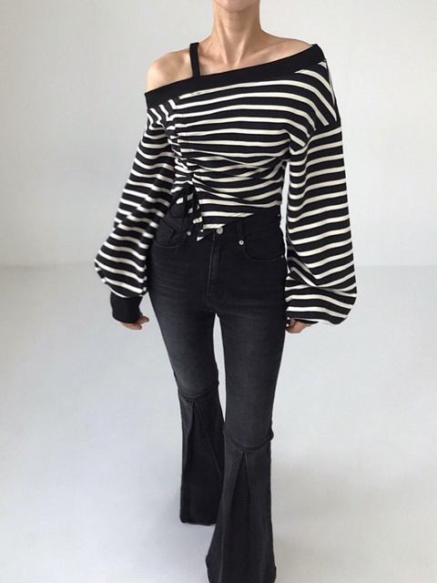 Dia Shirring Pullover