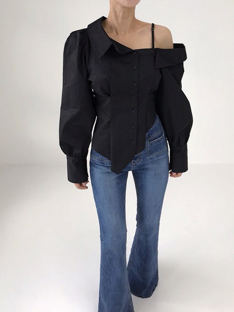 Sally Unbalance Blouse