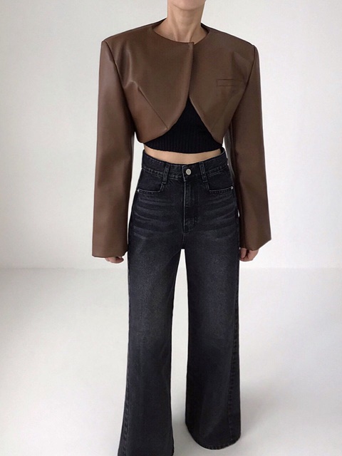 Leather Cable Jacket
