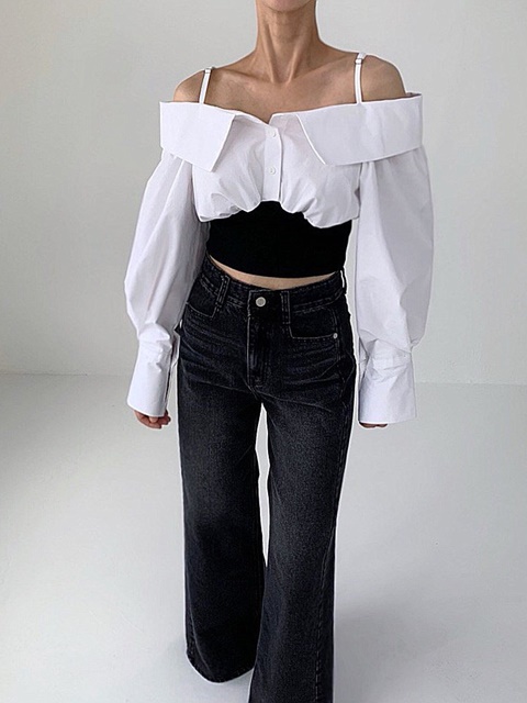 Falling Off Blouse