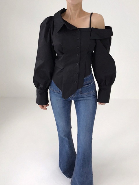 C Unbalance Blouse