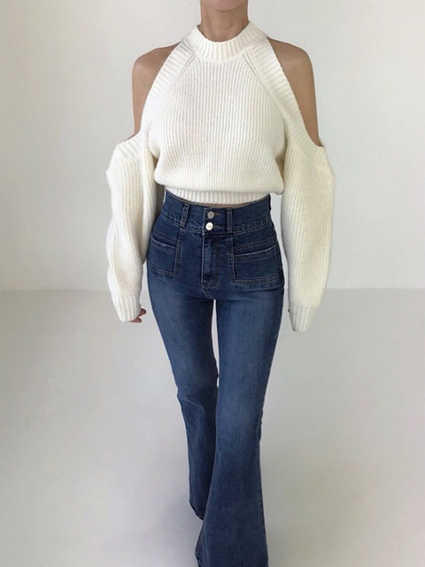 Judie Shoulder Knit Top
